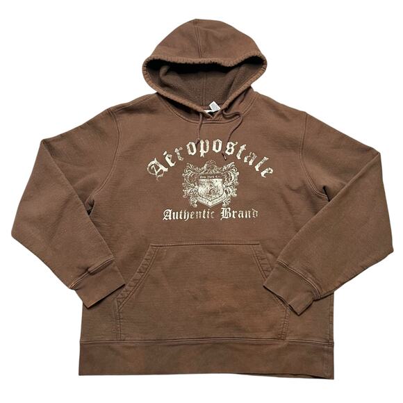 Y2K Aeropostale Hoodie Sz Large Brown Pullover Grunge
/ vintage / Skater - Picture 1 of 10